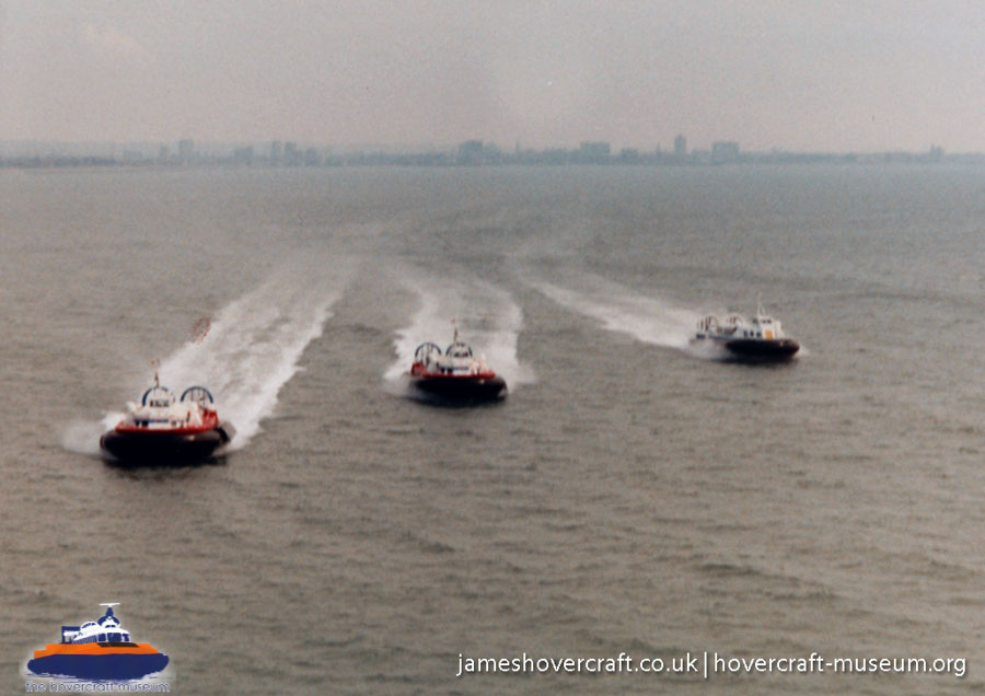 AP1-88 hovercraft promotional day by BHC -  (credit: The <a href='http://www.hovercraft-museum.org/' target='_blank'>Hovercraft Museum Trust</a>).